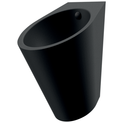 Urinoir design FINO noir mat (réf. 135710BK) - DELABIE
